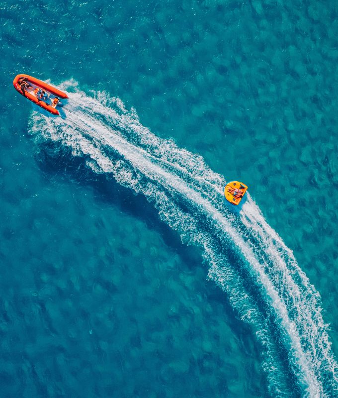 photo d'activité nautique en option avec le bateau en location en Corse - service de conciergerie de My Way Yachting